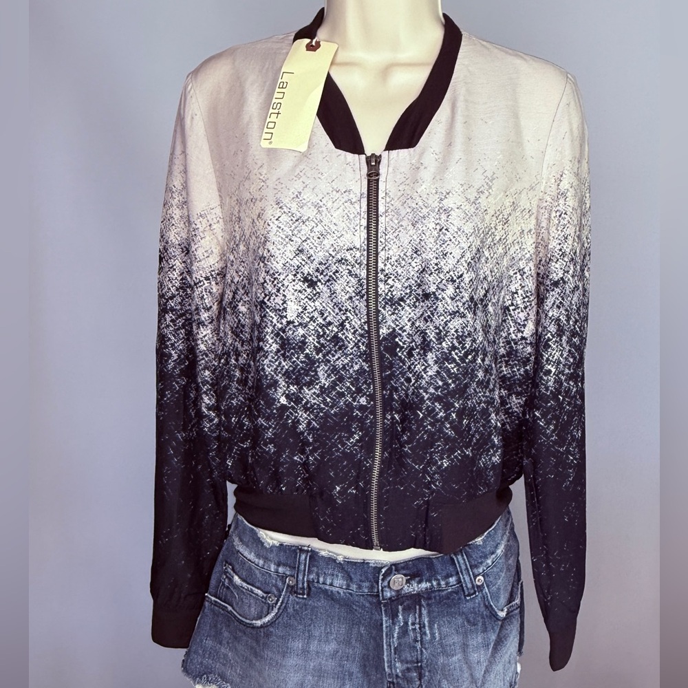 LANSTON - Gradient Bomber Jacket - Picture 8 of 8